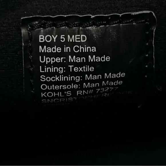 Sonoma Good for Life Christopher Boys’ Dress slip on shoe Black size 5 - Picture 5 of 5